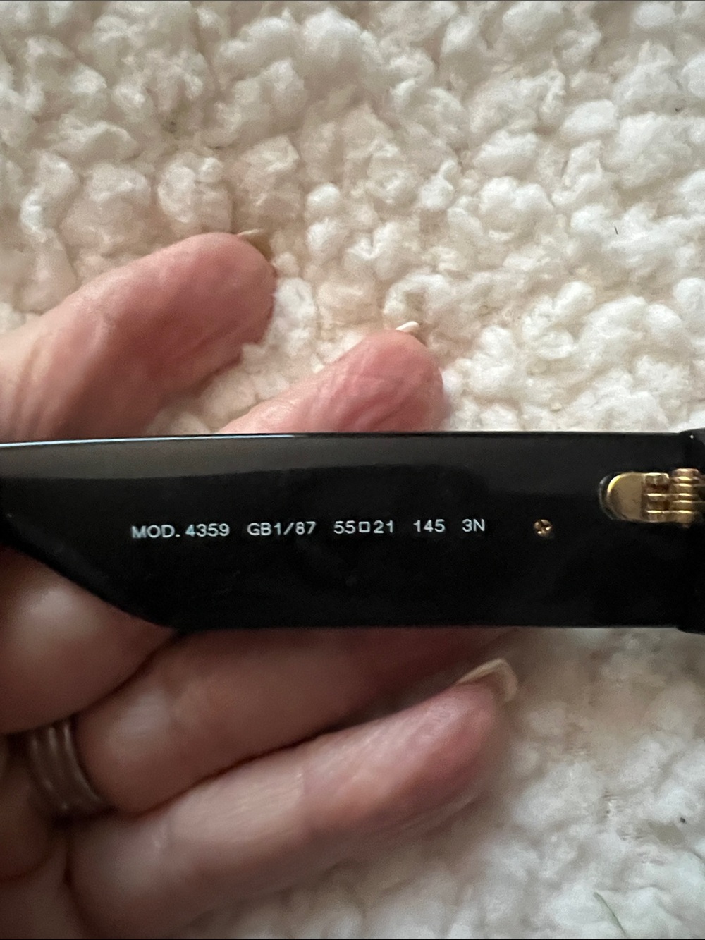 Versace VE4359 Square Men’s Sunglasses Black with Signature Emblem on Temple! - Picture 4 of 6